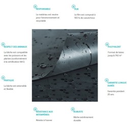 Bache Epdm Oasefol largeur...