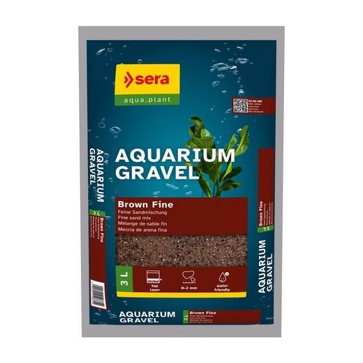 Sera Gravel Brown Fine 3 L