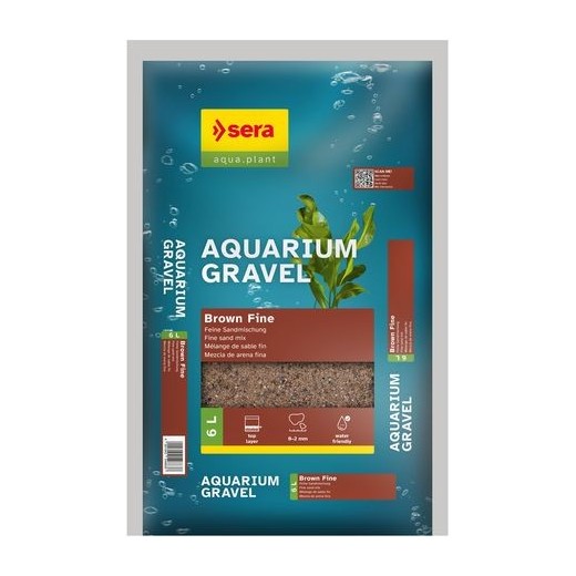 Sera Gravel Brown Fine 6 L