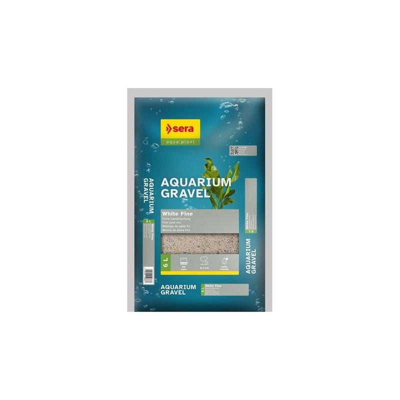 Sera Gravel White Fine 6 L