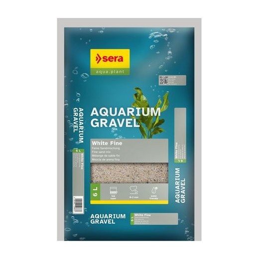 Sera Gravel White Fine 6 L