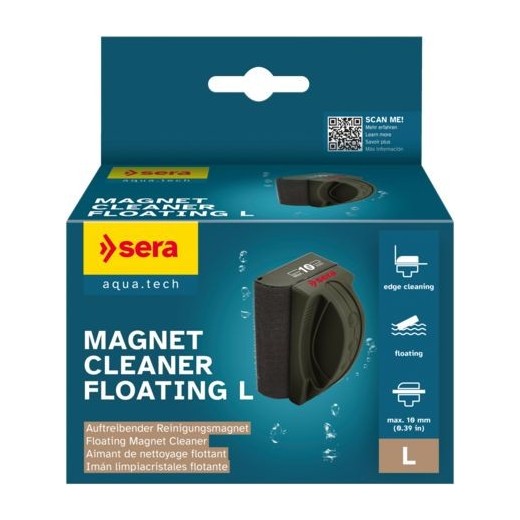 Sera Magnet cleaner floating L 10 mm glass