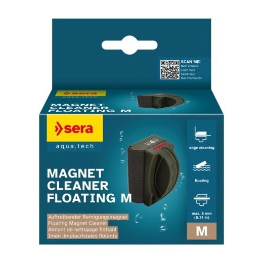 Sera Magnet cleaner floating M 8 mm glass