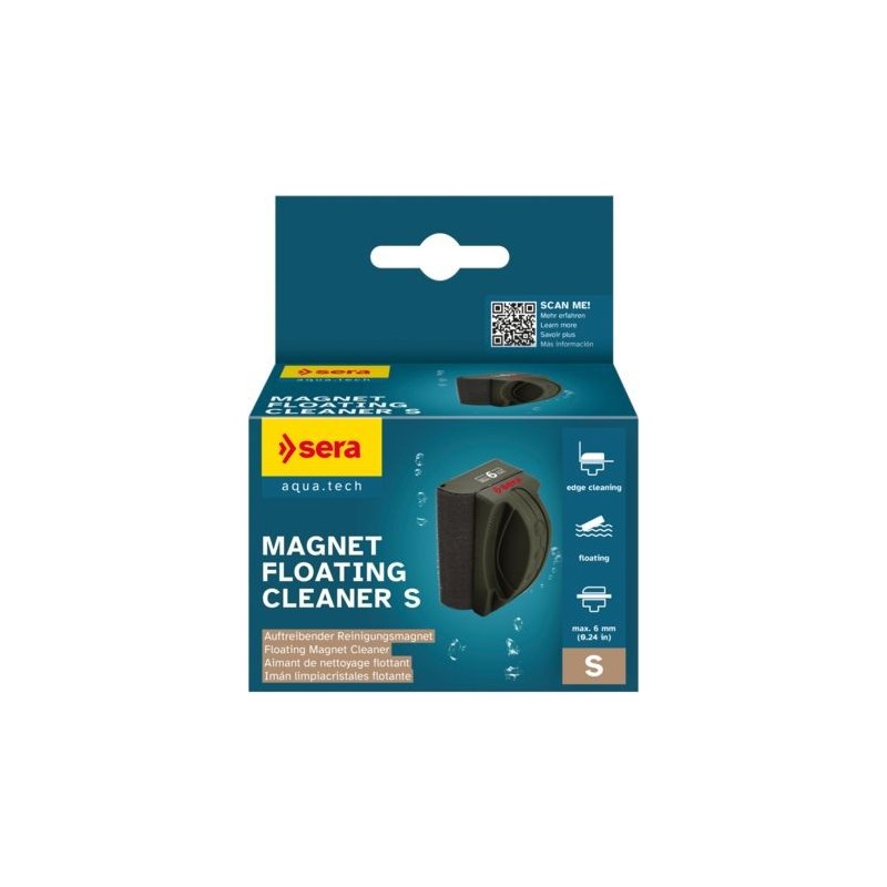 Sera Magnet cleaner floating S 6 mm glass