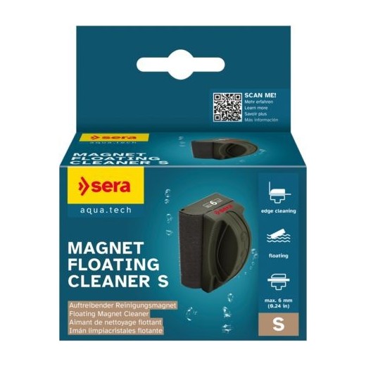 Sera Magnet cleaner floating S 6 mm glass