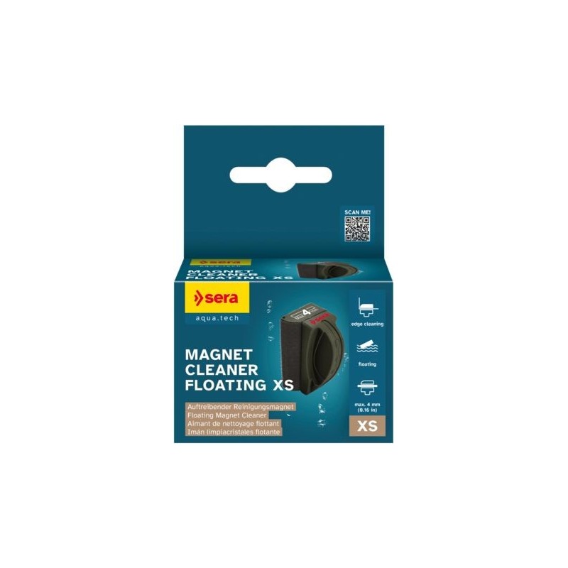 Sera Magnet cleaner floating XS 4 mm glass