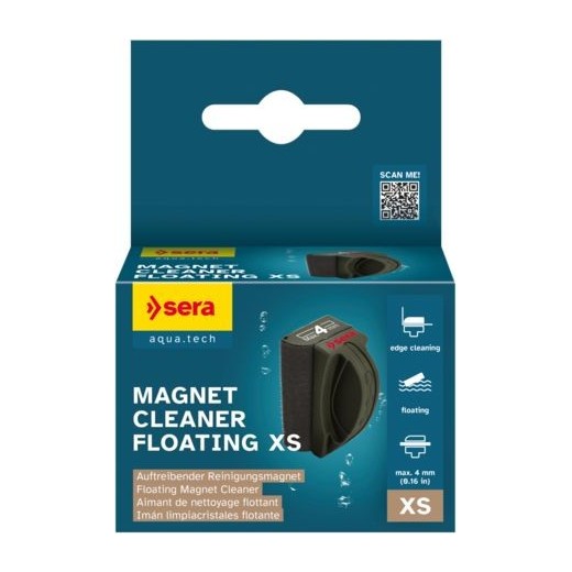 Sera Magnet cleaner floating XS 4 mm glass