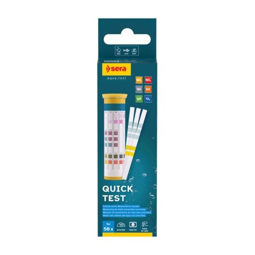 Sera Quick test 6 en 1 (50 pc)