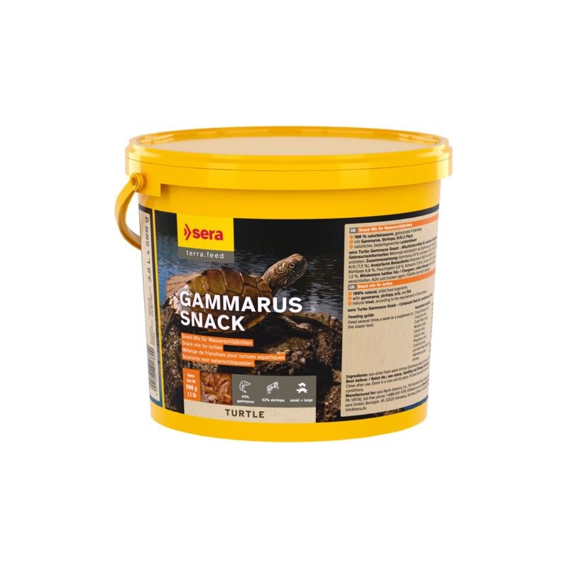 Sera Turtle gammarus snack 3,8 L
