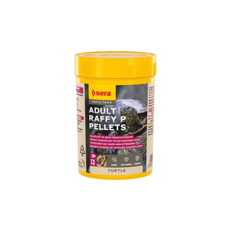 Sera Turtle adult raffy P pellets 100 ml