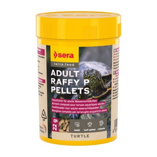 Sera Turtle adult raffy P pellets 100 ml