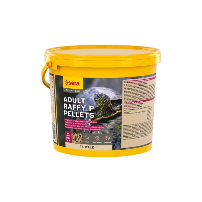 Sera Turtle adult raffy P pellets 3,8 L