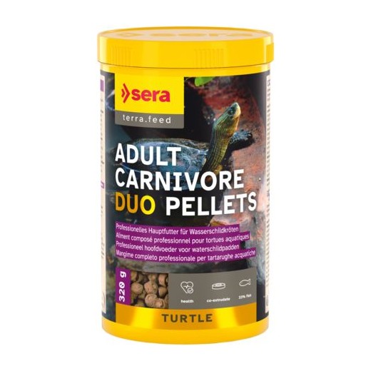 Sera Turtle adult carnivore duo pellets 1.000 ml
