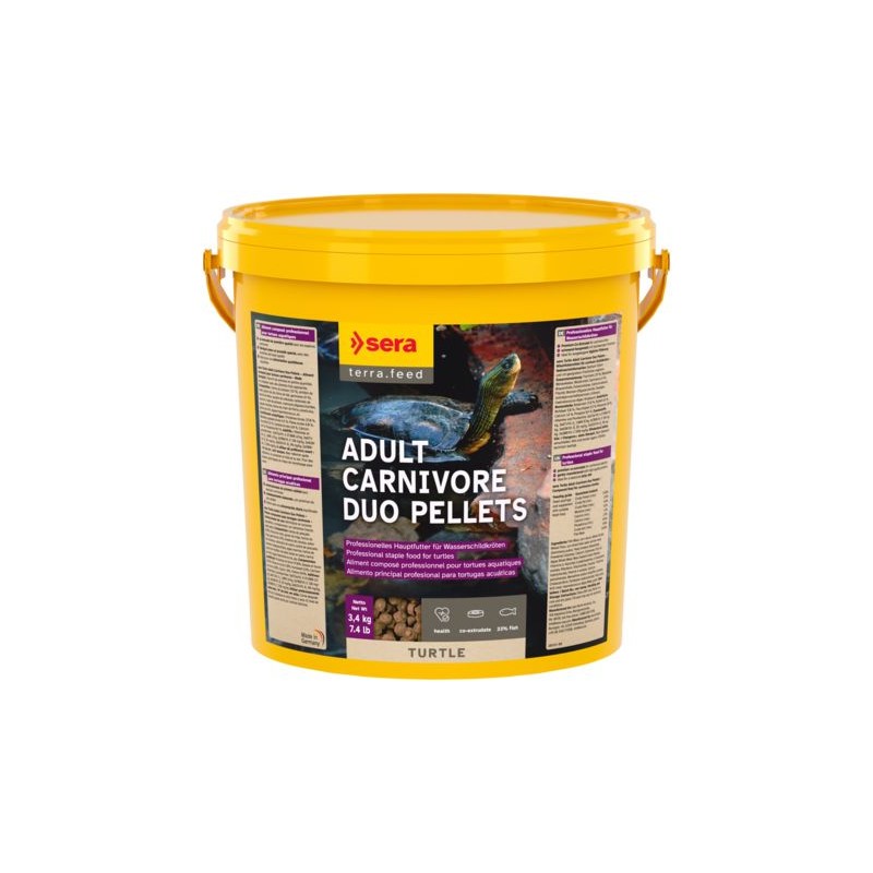 Sera Turtle adult carnivore duo pellets 10 L