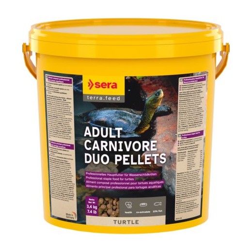 Sera Turtle adult carnivore duo pellets 10 L