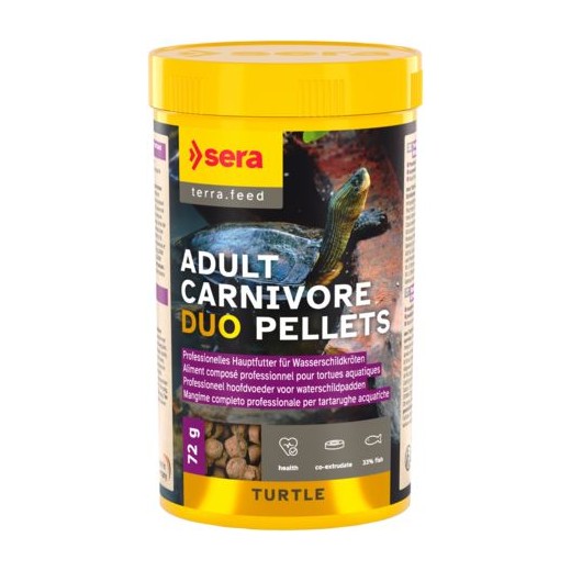 Sera Turtle adult carnivore duo pellets 250 ml