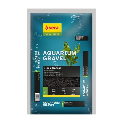 Sera Gravel black  2 – 3 mm 6 L