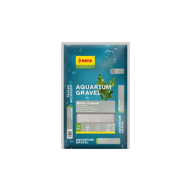 Sera Gravel white  1 – 3 mm 3 L