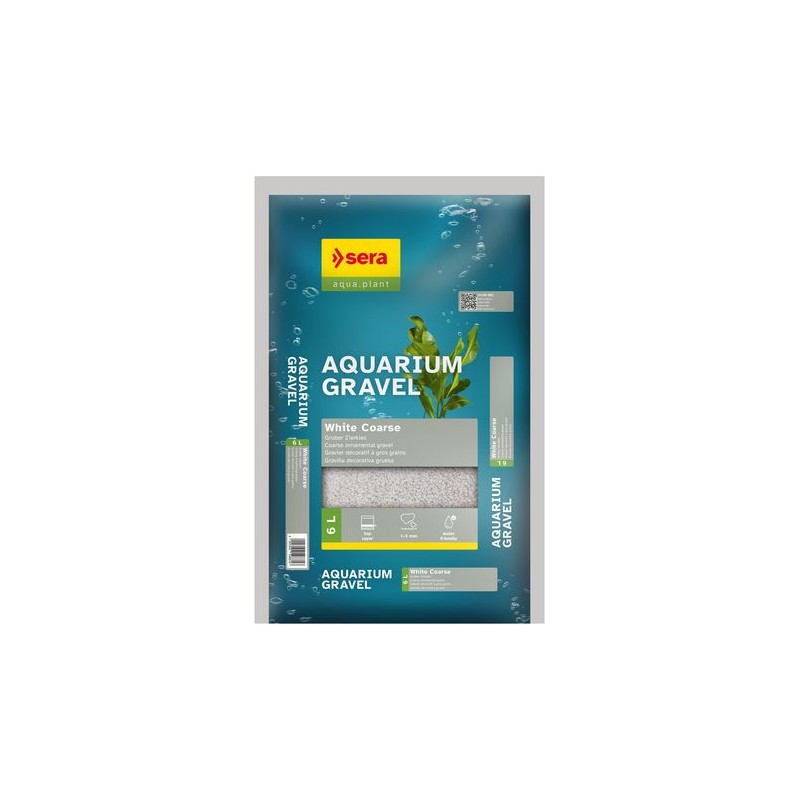 Sera Gravel white  1 – 3 mm 6 L