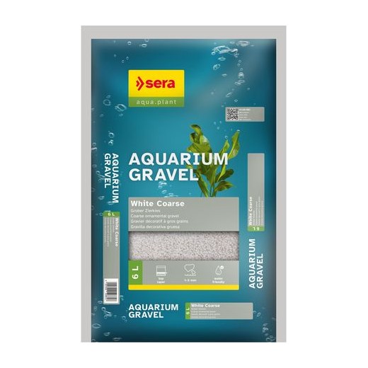 Sera Gravel white  1 – 3 mm 6 L