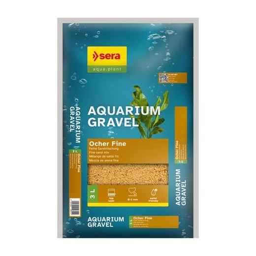 Sera Gravel ocher  0 – 2 mm 3 L