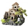 Ad bonsai moulin a eau avec bulles 23x16,5x20cm