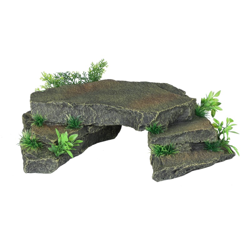 Ad green slate bridge 36x21x9,5cm