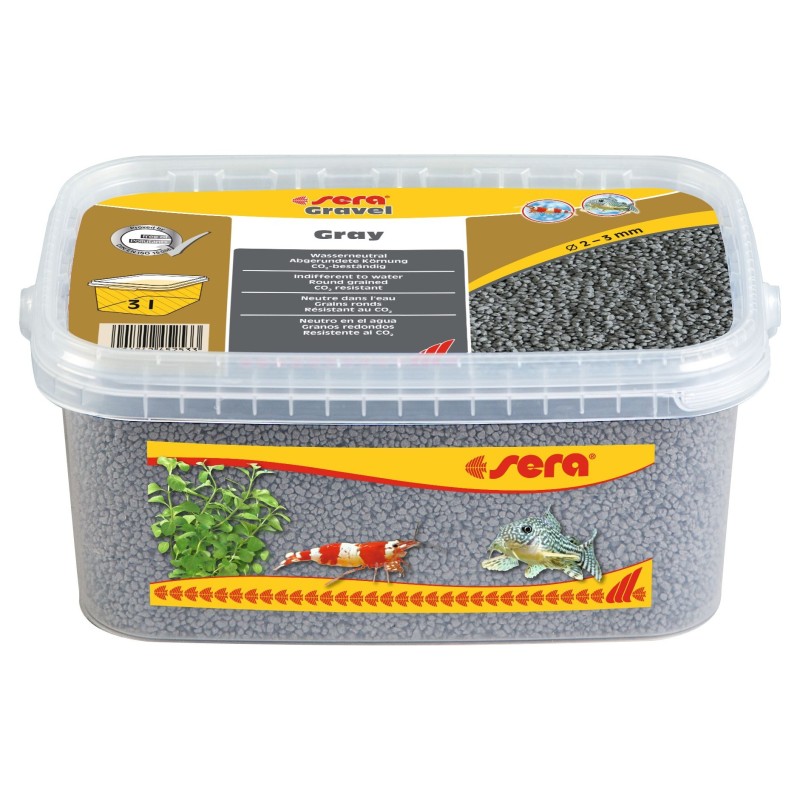 Sera Gravel gray  2 – 3 mm 3 L