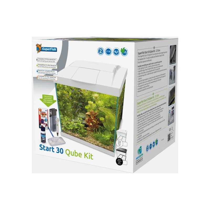Sf aqua start 30 qube kit blanc