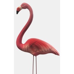 Sf deco bird flamant rose S
